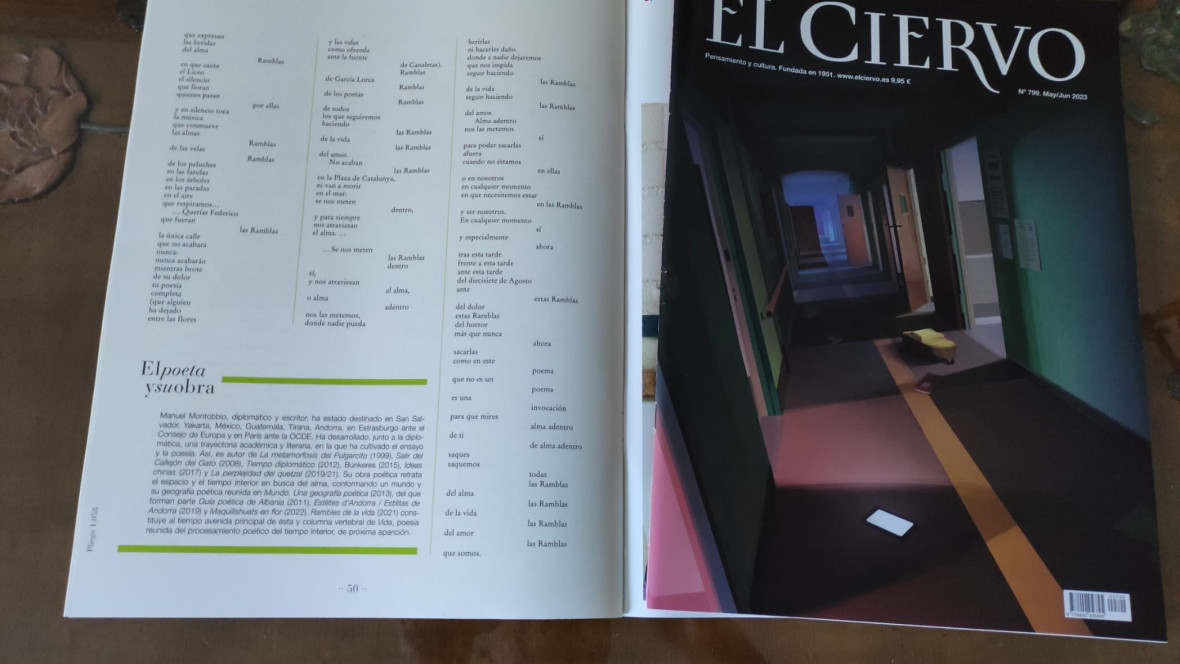 Ramblas de la vida: Pliego de poesía. En el sexto aniversario del atentado en la Ramblas