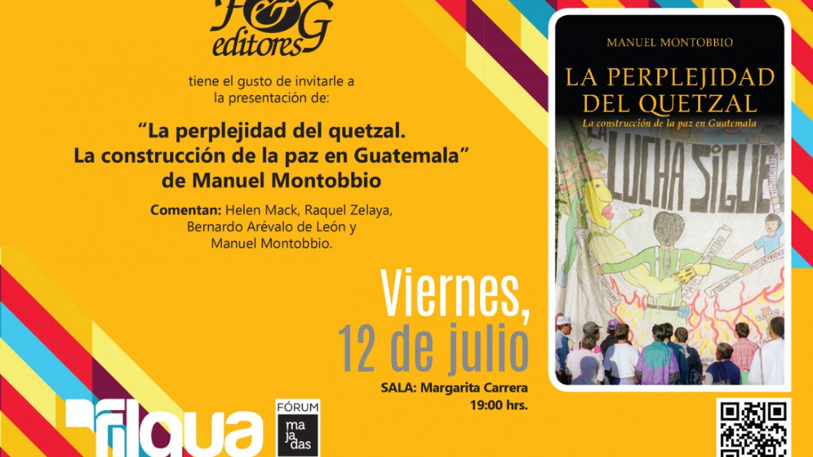 Presentación La perplejidad del quetzal en el Centro Cultural de España y la Feria del Libro en Guatemala